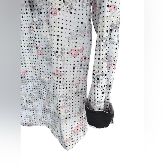 Albertini Luxury Metallic Print Dress Shirt NWT Men - Picture 4 of 10